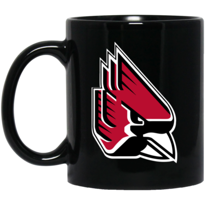 Ball State Cardinals Logo 11oz Black Mug