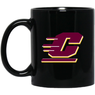 Central Michigan Chippewas Logo 11oz Black Mug