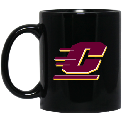 Central Michigan Chippewas Logo 11oz Black Mug