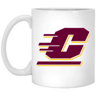 Central Michigan Chippewas Logo 11oz White Mug