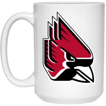 Ball State Cardinals Logo 15oz White Mug