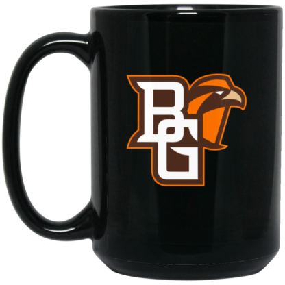 Bowling Green Falcons Logo 15oz Black Mug