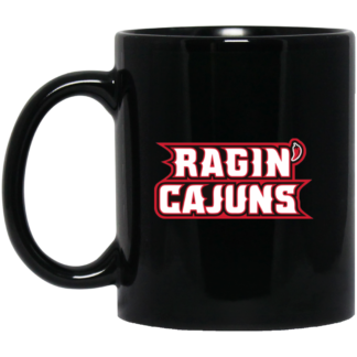 Louisiana Ragin' Cajuns 11oz Black Mug