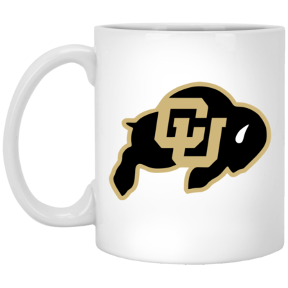 Colorado Buffaloes Logo 11oz White Mug