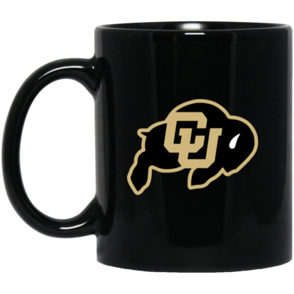 Colorado Buffaloes Logo 11oz Black Mug