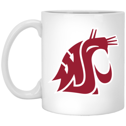 Washington State Cougars Logo 11oz White Mug