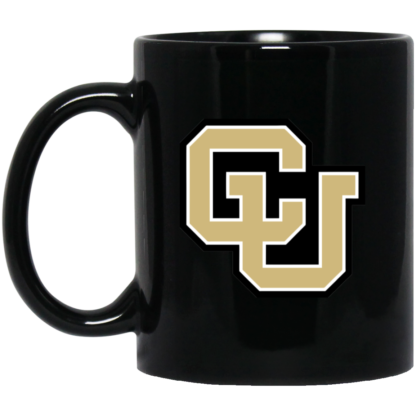Colorado Buffaloes Wordmark 11oz Black Mug