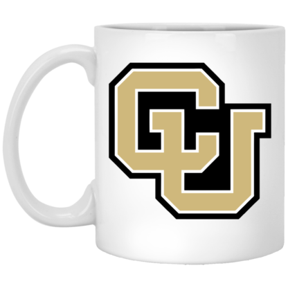 Colorado Buffaloes Wordmark 11oz White Mug