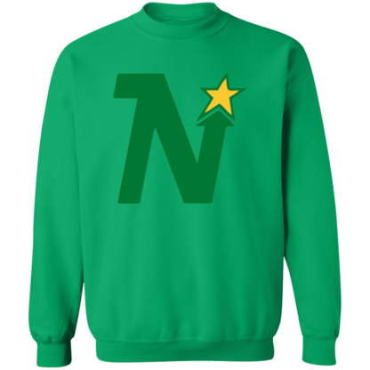 Minnesota North Stars N Logo Crewneck Sweatshirt - Image 9