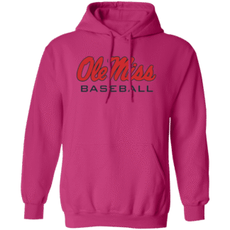 Ole Miss Rebels Baseball Logo Pullover Hoodie
