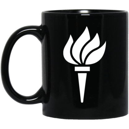 NYU New York University 11oz Black Mug