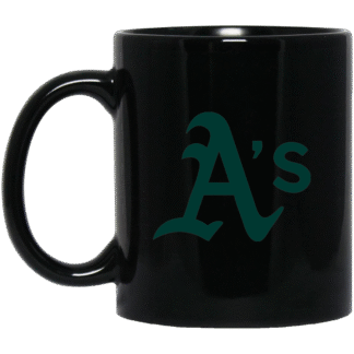 Oakland Athletics 11oz Black Mug