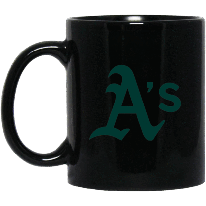Oakland Athletics 11oz Black Mug