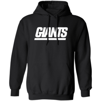 New York Giants White Wordmark Pullover Hoodie