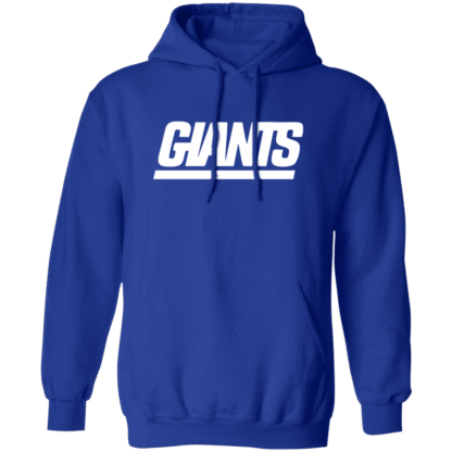 New York Giants White Wordmark Pullover Hoodie - Image 3