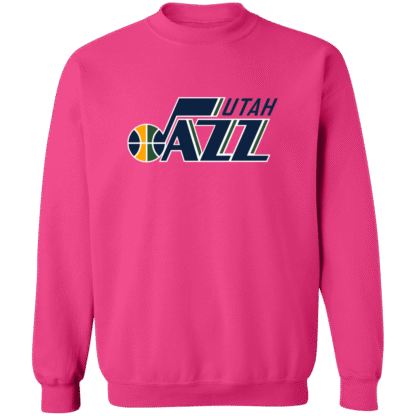Utah Jazz Logo Crewneck Sweatshirt