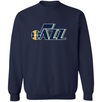 Utah Jazz Logo Crewneck Sweatshirt - Image 2