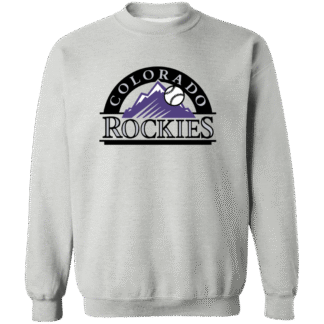 Colorado Rockies CR Logo Crewneck Sweatshirt