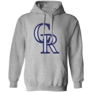 Colorado Rockies CR Logo Pullover Hoodie