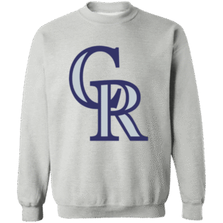 Colorado Rockies CR Logo Crewneck Sweatshirt