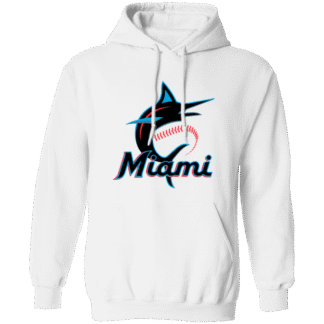 Miami Marlins Logo Pullover Hoodie