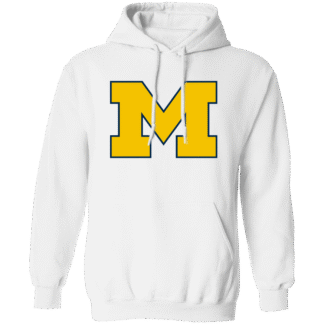 Michigan Wolverines Logo Pullover Hoodie