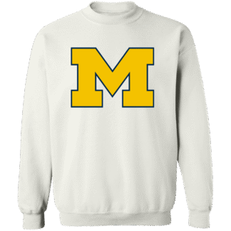 Michigan Wolverines Logo Crewneck Sweatshirt
