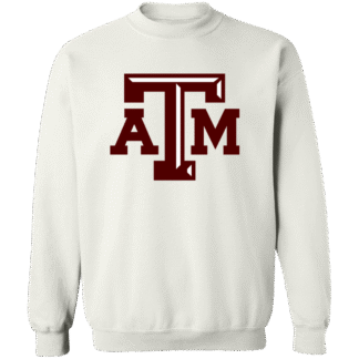 Texas A&M University Aggies Logo Crewneck Sweatshirt