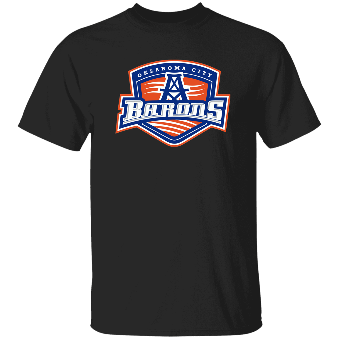 Oklahoma City Barons Logo T-Shirt - Image 2