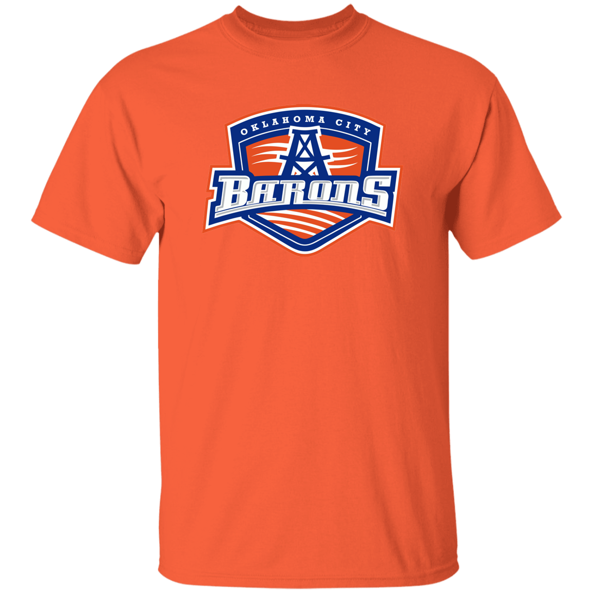 Oklahoma City Barons Logo T-Shirt - Image 3