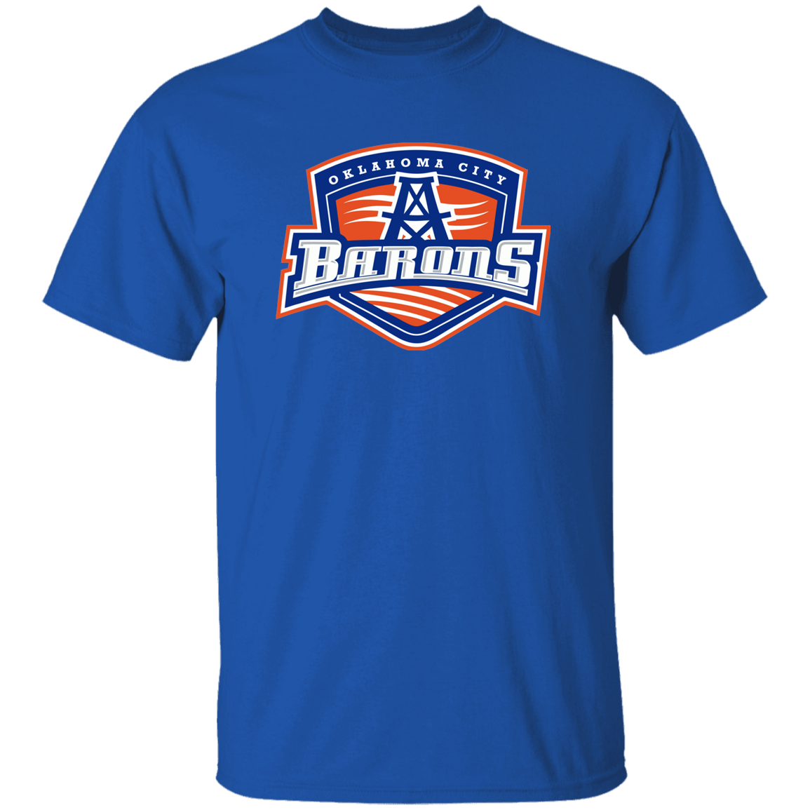 Oklahoma City Barons Logo T-Shirt - Image 4
