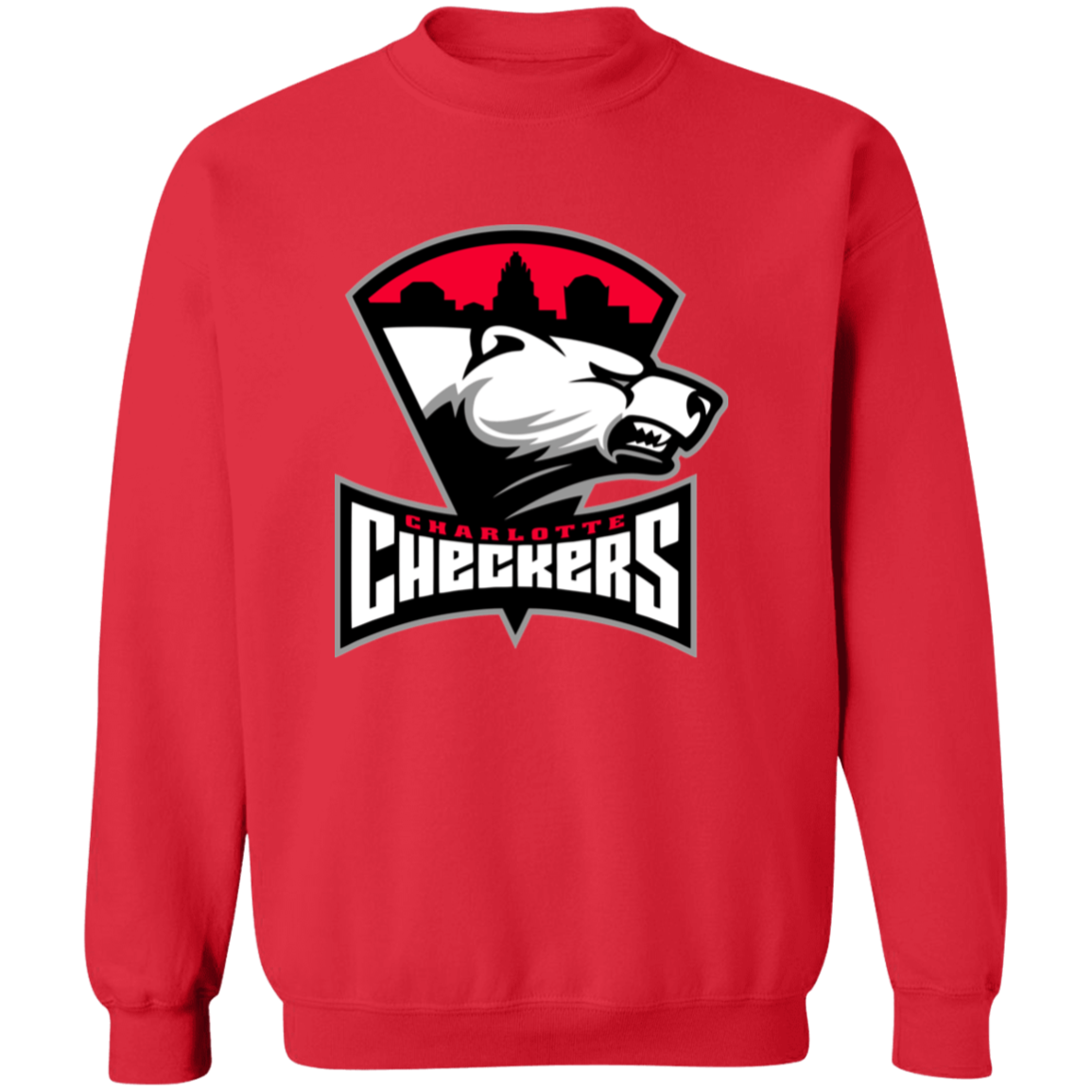 Charlotte Checkers Logo Crewneck Sweatshirt - Image 4