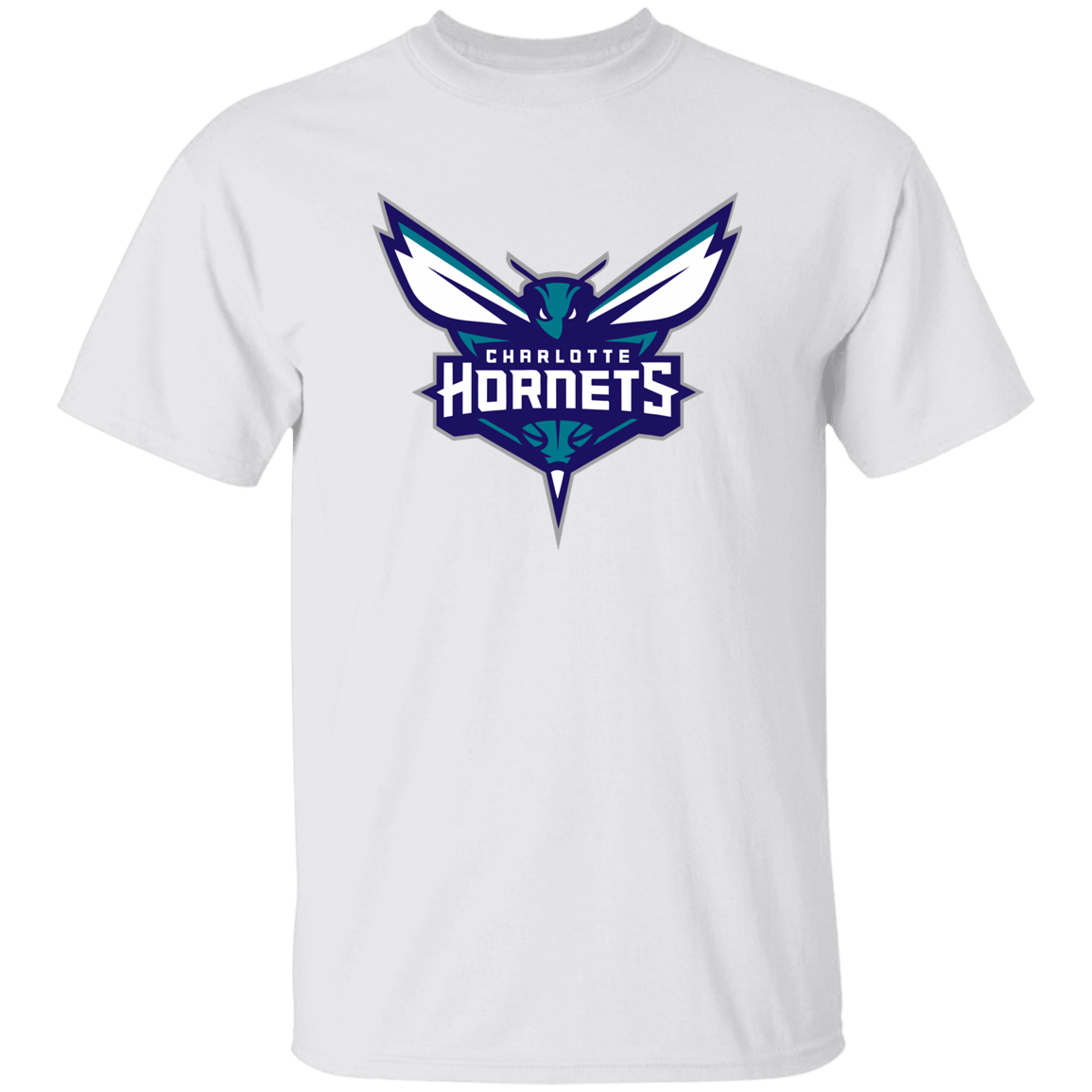 Charlotte Hornets Logo T-Shirt - Image 2