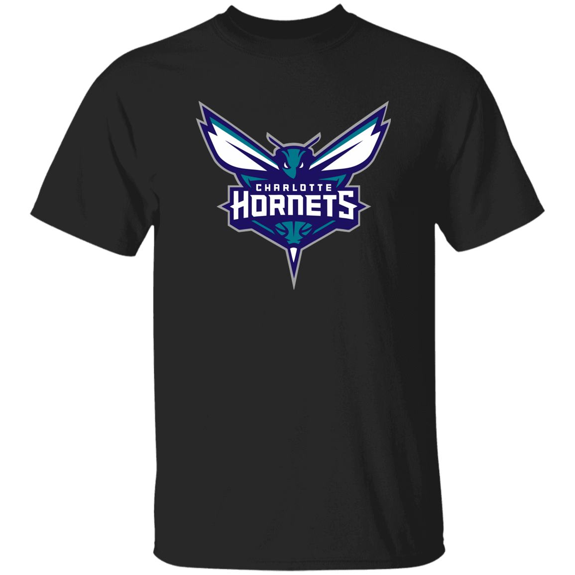 Charlotte Hornets Logo T-Shirt - Image 3