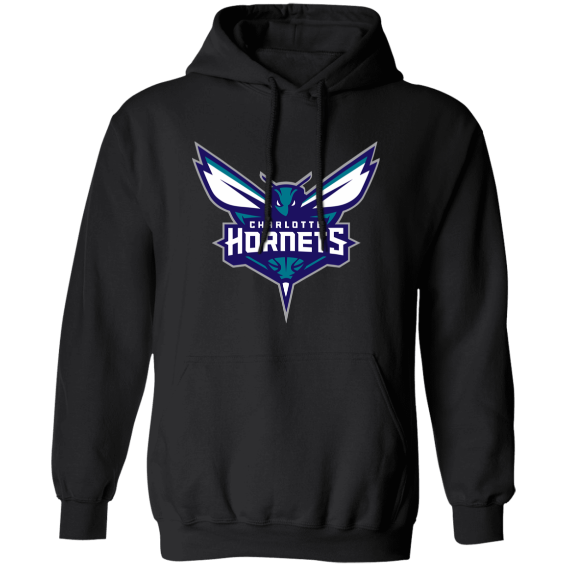 Charlotte Hornets Logo Pullover Hoodie - Image 2