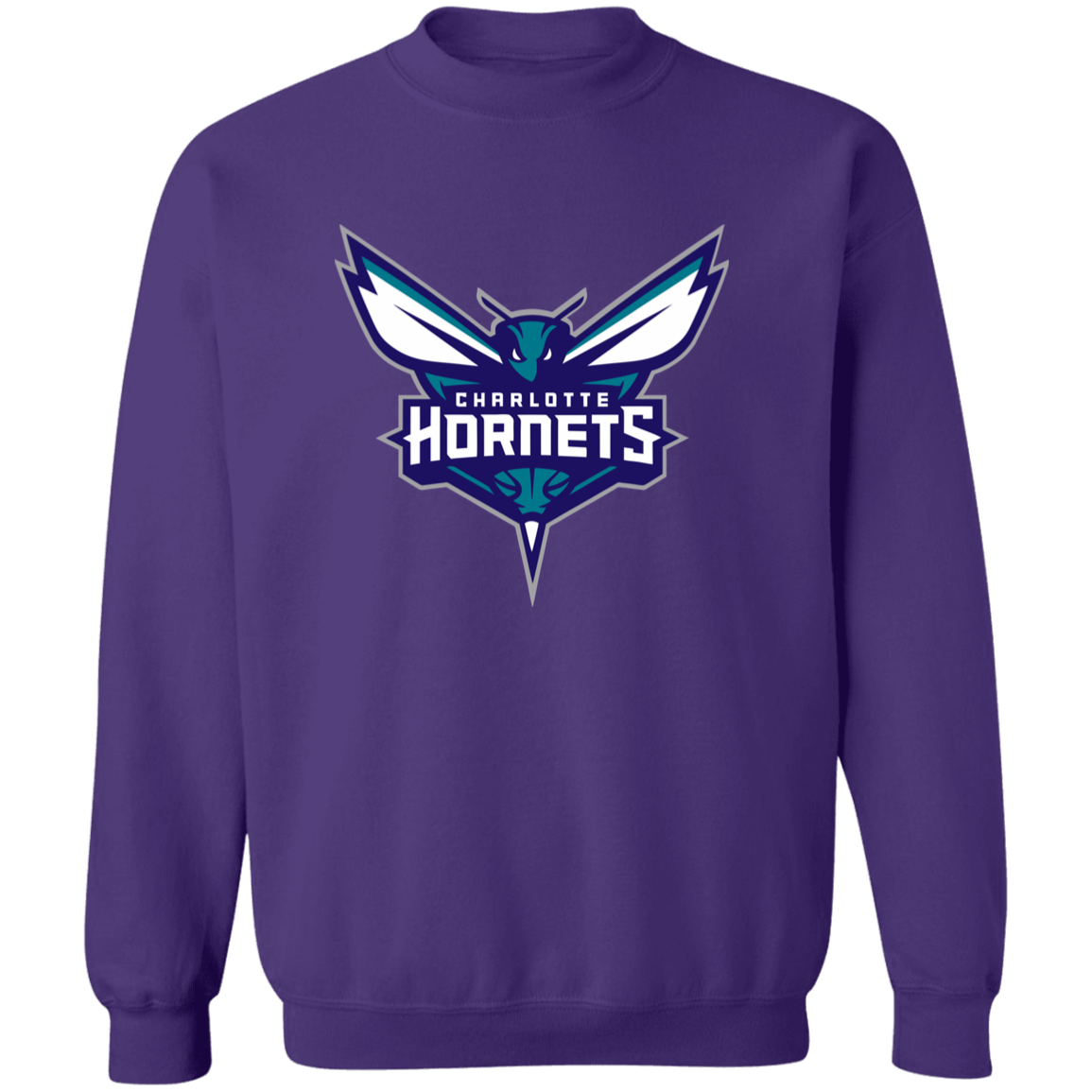 Charlotte Hornets Logo Crewneck Sweatshirt - Image 4