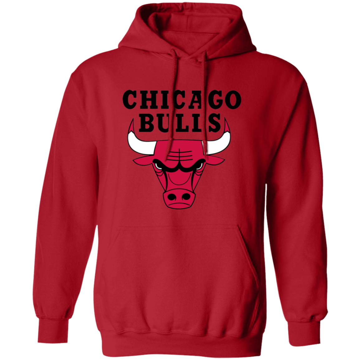 Chicago Bulls Logo Pullover Hoodie - Image 4
