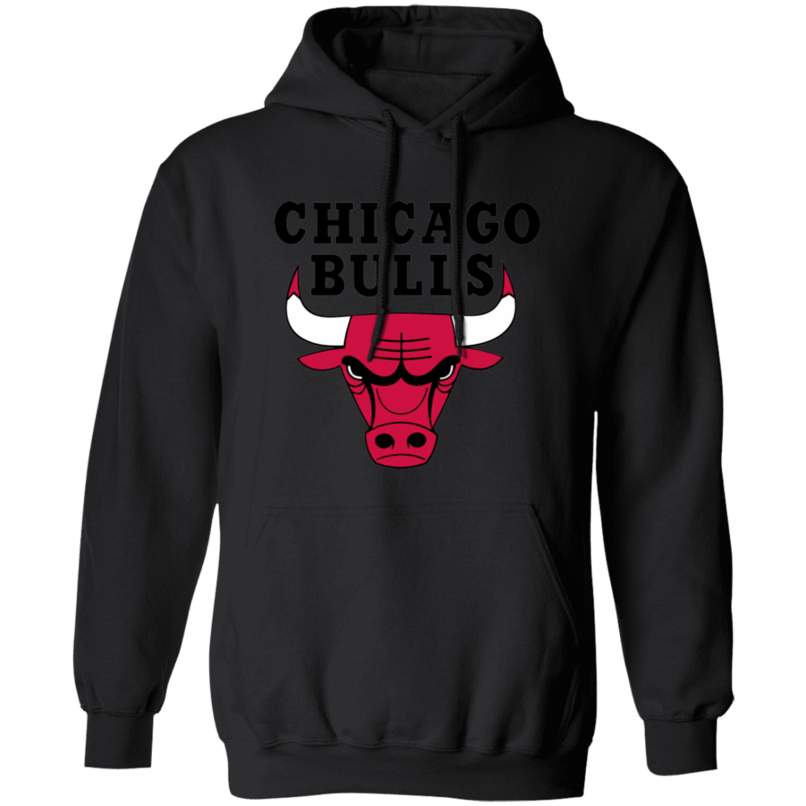Chicago Bulls Logo Pullover Hoodie - Image 2