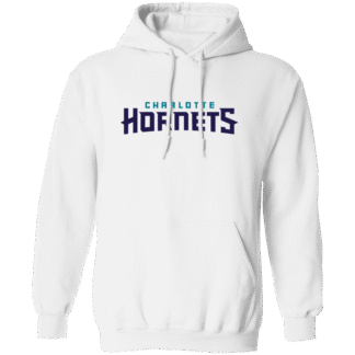 Charlotte Hornets Wordmark Logo Pullover Hoodie