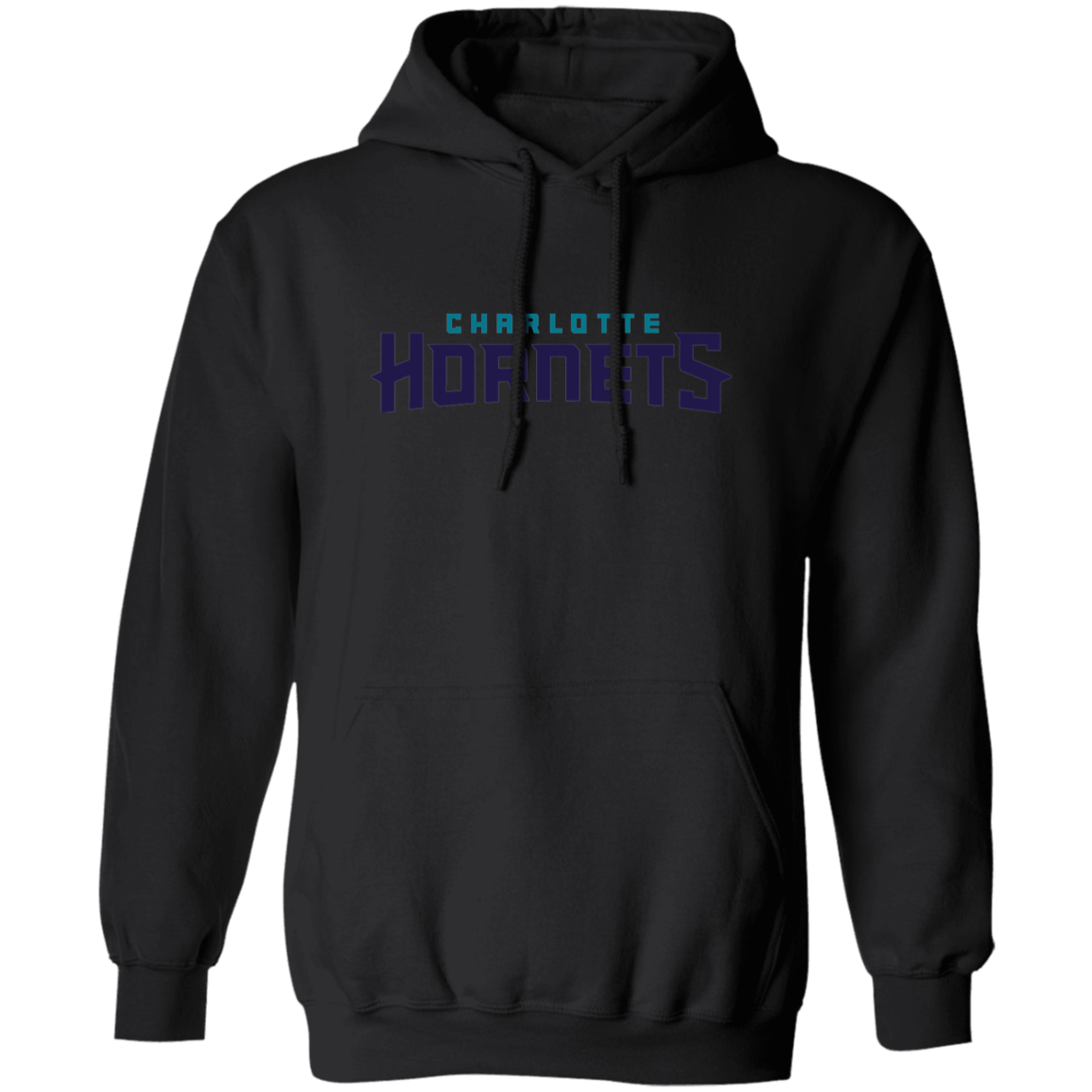 Charlotte Hornets Wordmark Logo Pullover Hoodie - Image 2