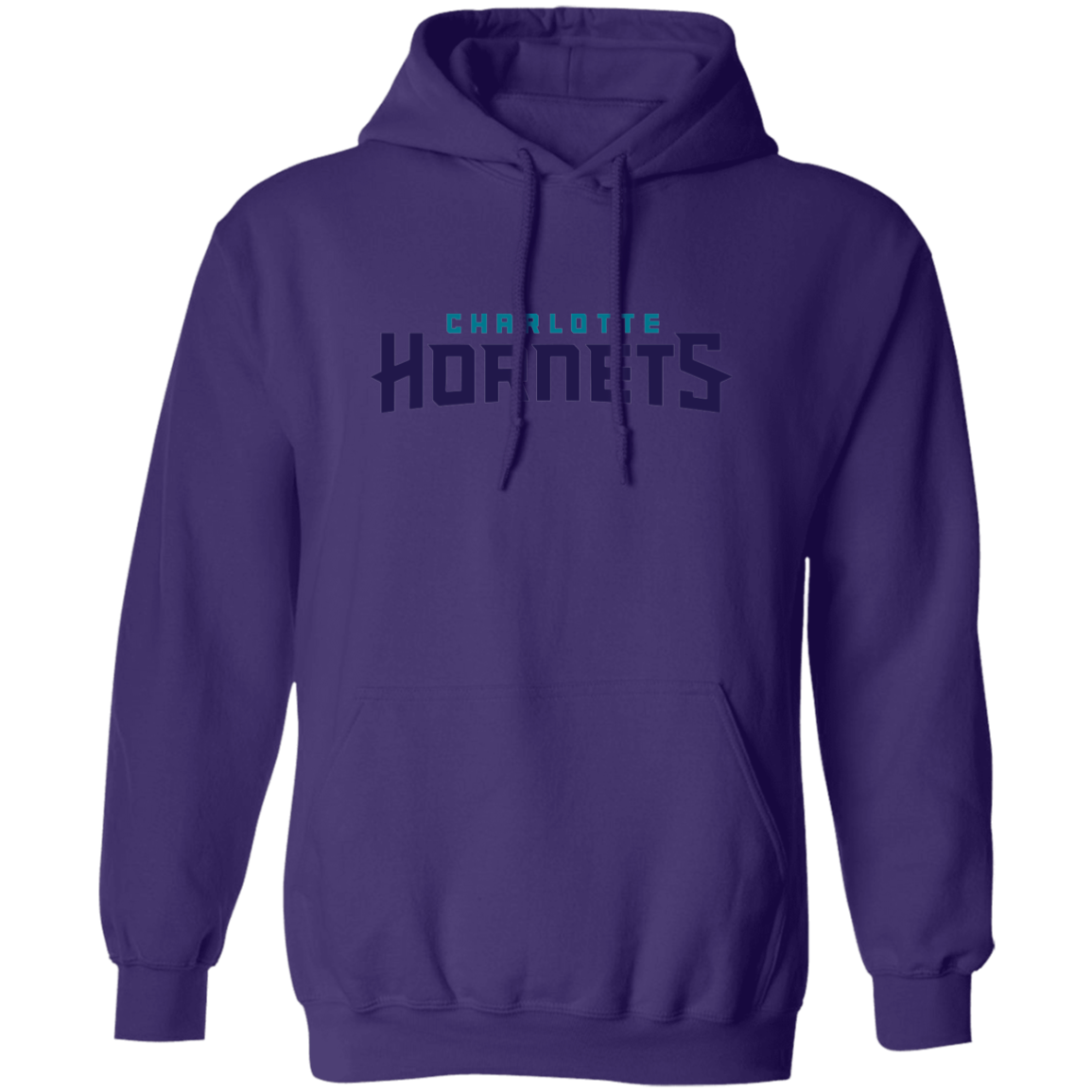 Charlotte Hornets Wordmark Logo Pullover Hoodie - Image 4