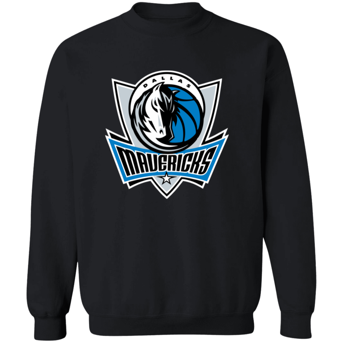 Dallas Mavericks Logo Crewneck Sweatshirt - Image 2