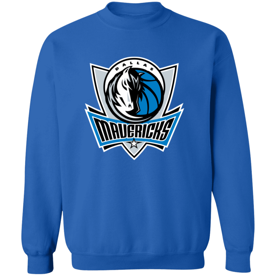 Dallas Mavericks Logo Crewneck Sweatshirt - Image 3
