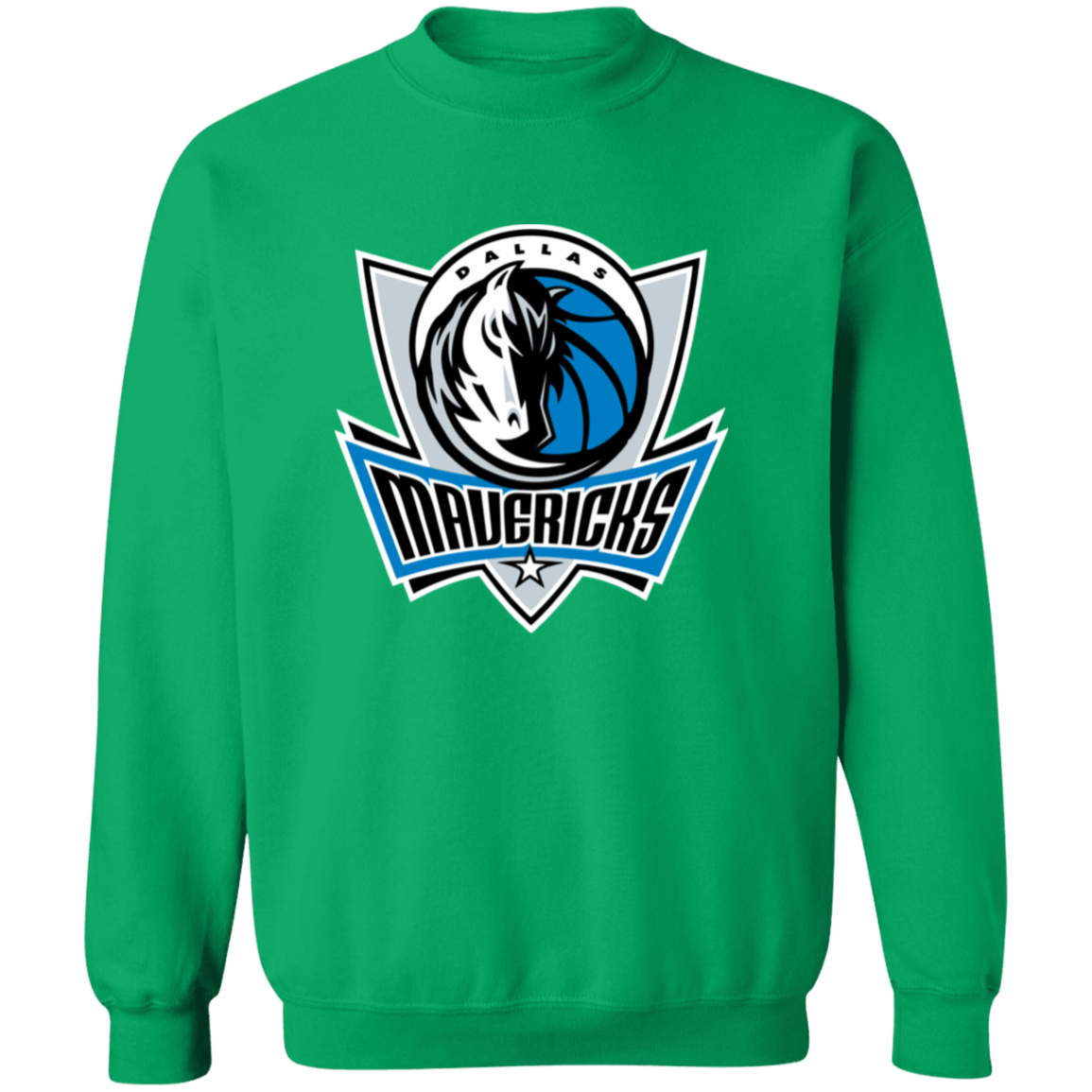 Dallas Mavericks Logo Crewneck Sweatshirt - Image 4