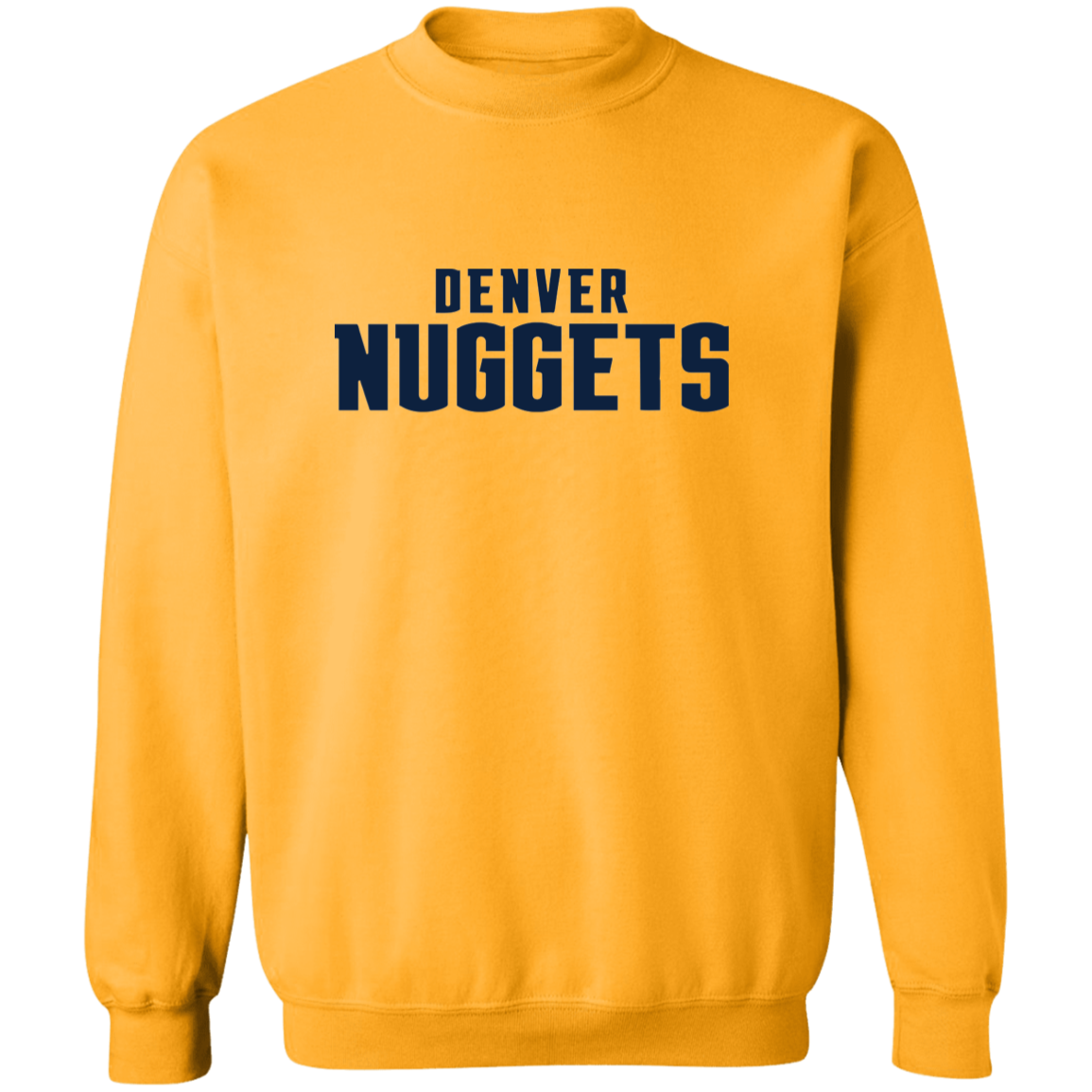 Denver Nuggets Wordmark Logo Crewneck Sweatshirt - Image 2