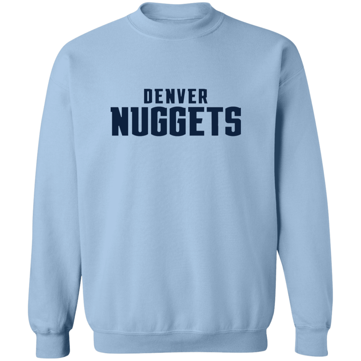 Denver Nuggets Wordmark Logo Crewneck Sweatshirt - Image 3