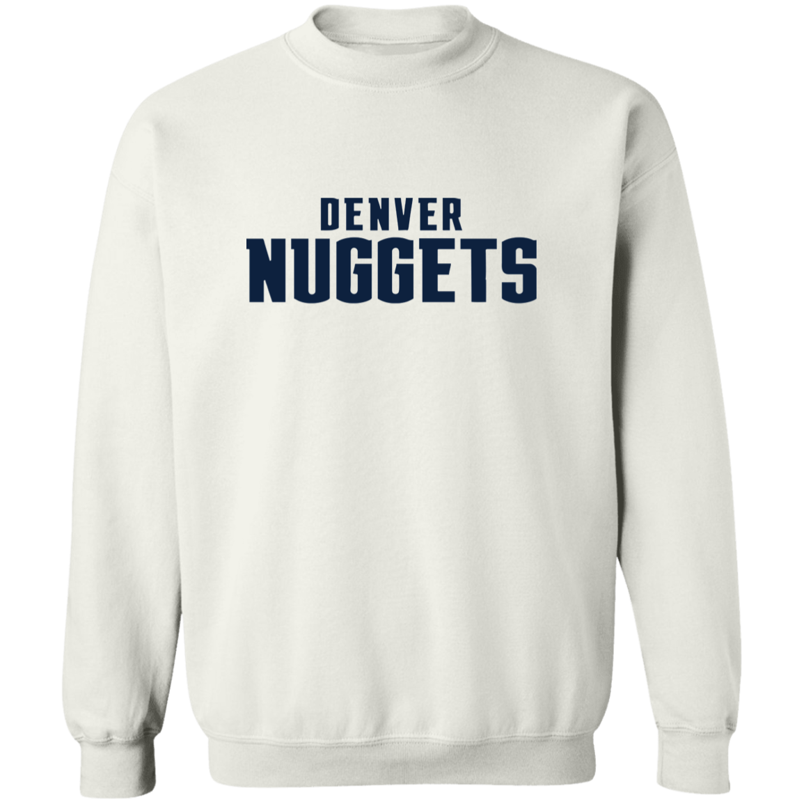 Denver Nuggets Wordmark Logo Crewneck Sweatshirt