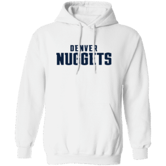 Denver Nuggets Wordmark Logo Pullover Hoodie