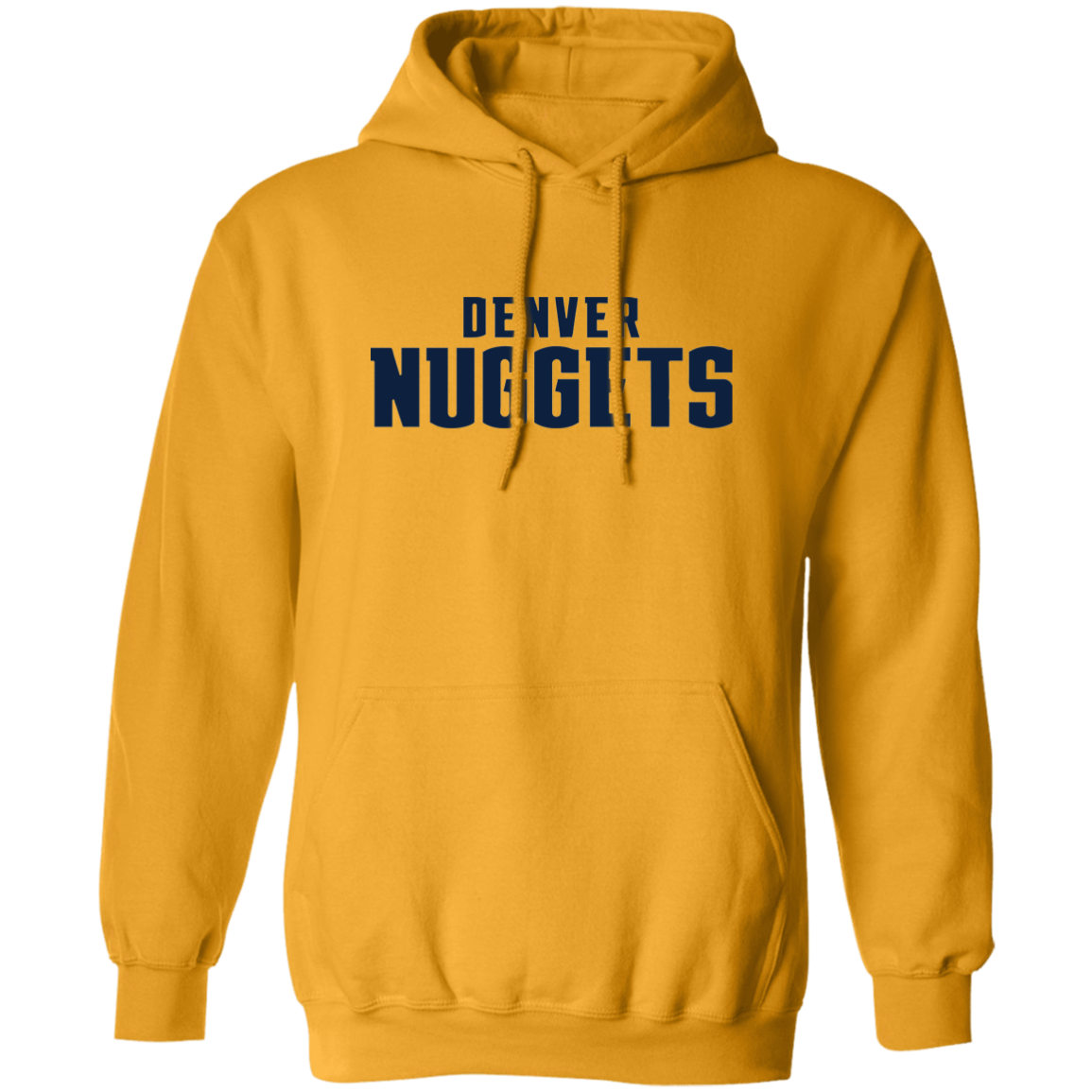 Denver Nuggets Wordmark Logo Pullover Hoodie - Image 2
