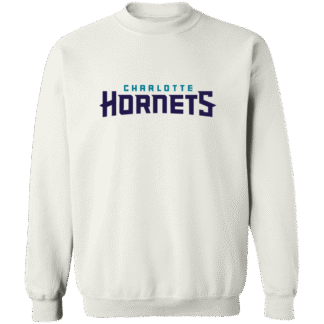 Charlotte Hornets Wordmark Logo Crewneck Sweatshirt